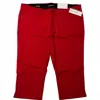 Liz Claiborne Women's Sara Crop Mid-rise Capri Pants In Cabaret Red