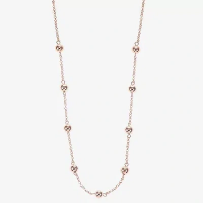 Liz Claiborne Womens 17 Inch Collar Necklace In Gold