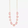 Liz Claiborne Womens 17 Inch Collar Necklace In Gold
