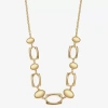 Liz Claiborne Womens 17 Inch Collar Necklace In Gold