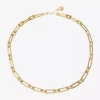 Liz Claiborne Womens 17 Inch Collar Necklace In Gold