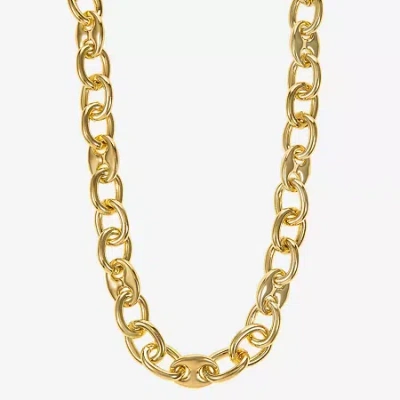Liz Claiborne Womens 17 Inch Collar Necklace In Gold