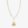 Liz Claiborne Womens 17 Inch Y Necklace In Gold