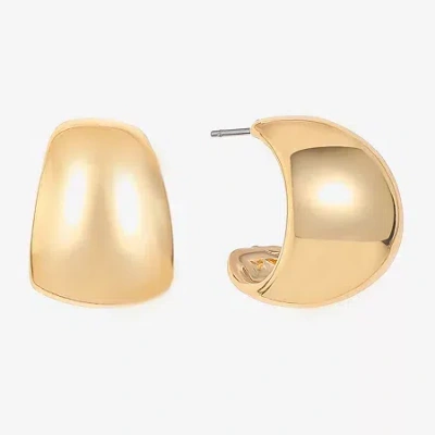Liz Claiborne Womens 21mm Hypoallergenic Hoop Earrings In Gold