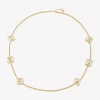 Liz Claiborne Womens 34 Inch Strand Necklace In Gold