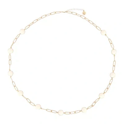 Liz Claiborne Womens 34 Inch Strand Necklace In Gold