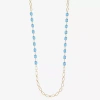Liz Claiborne Womens 36 Inch Strand Necklace In Gold