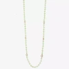 Liz Claiborne Womens 36 Inch Strand Necklace In Green