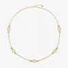 Liz Claiborne Womens 36 Inch Strand Necklace In Gold