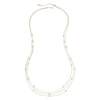 Liz Claiborne Womens 36 Inch Strand Necklace In Gold