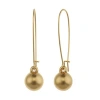 Liz Claiborne Womens Ball Drop Earrings In Yellow