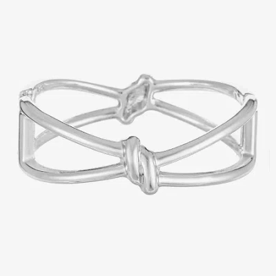 Liz Claiborne Womens Bangle Bracelet In Silver