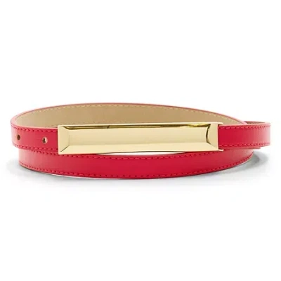 Liz Claiborne Womens Belt In Red