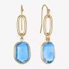 Liz Claiborne Womens Drop Earrings In Gold