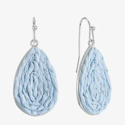 Liz Claiborne Womens Drop Earrings In Blue