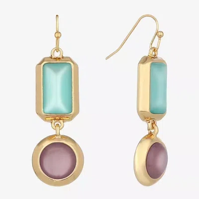 Liz Claiborne Womens Drop Earrings In Multi