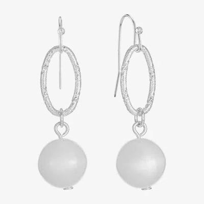 Liz Claiborne Womens Drop Earrings In Red