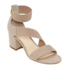 Liz Claiborne Womens Emerson Heeled Sandals In Neutral
