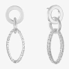 Liz Claiborne Womens Hypoallergenic Drop Earrings In Silver