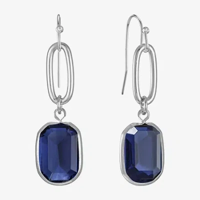 Liz Claiborne Womens Oval Drop Earrings In Multi