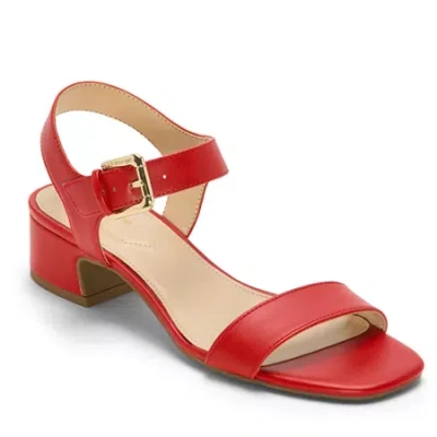 Liz Claiborne Womens Raglan Heeled Sandals In Red