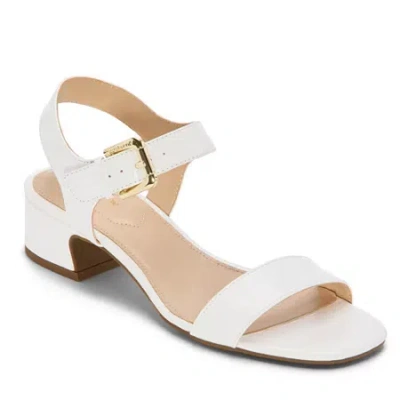 Liz Claiborne Womens Raglan Heeled Sandals In White