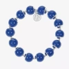 Liz Claiborne Womens Round Stretch Bracelet In Blue