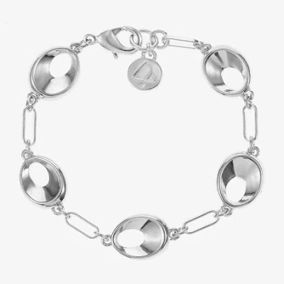 Liz Claiborne Womens Solid Link Bracelet In Metallic