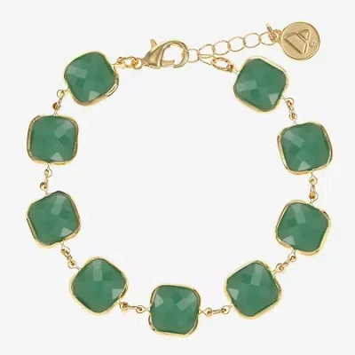 Liz Claiborne Womens Strand Bracelet In Green
