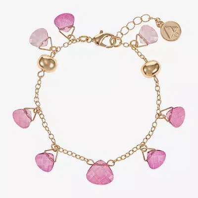 Liz Claiborne Womens Strand Bracelet In Pink
