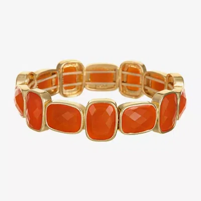 Liz Claiborne Womens Stretch Bracelet In Orange
