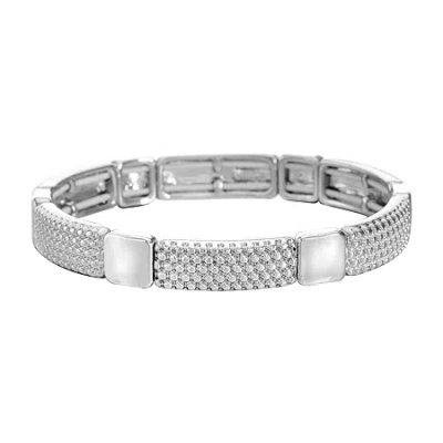 Liz Claiborne Womens Stretch Bracelet In Silver
