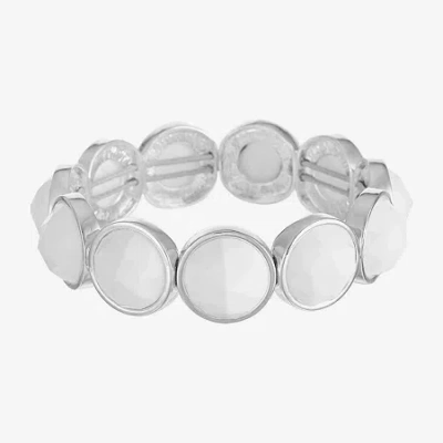 Liz Claiborne Womens Stretch Bracelet In White