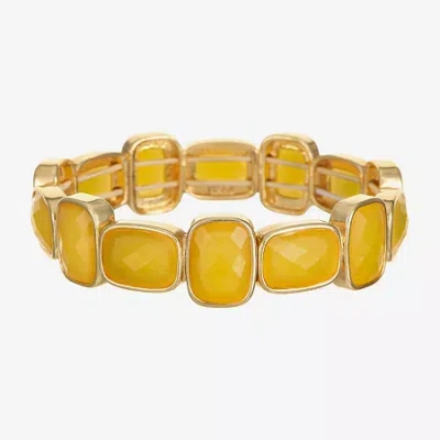 Liz Claiborne Womens Stretch Bracelet In Yellow