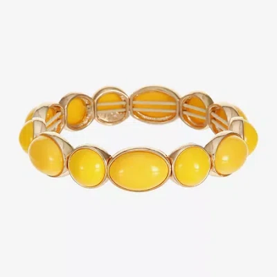 Liz Claiborne Womens Stretch Bracelet In Yellow