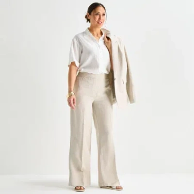Liz Claiborne Womens Tall Pull-on Pant In Neutral