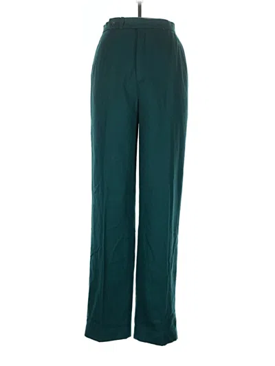 Pre-owned Liz Claiborne Wool Pants In Blue