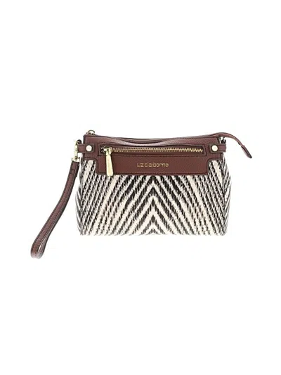 Pre-owned Liz Claiborne Wristlet In Brown