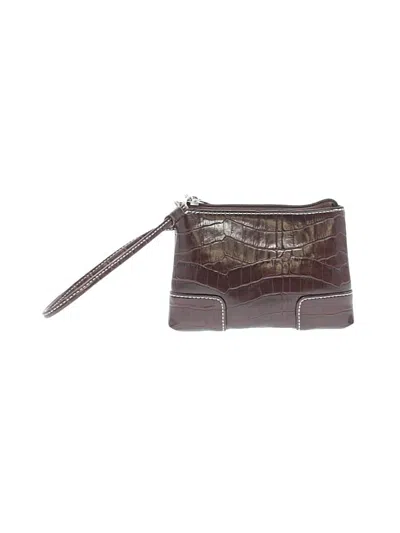 Pre-owned Liz Claiborne Wristlet In Brown