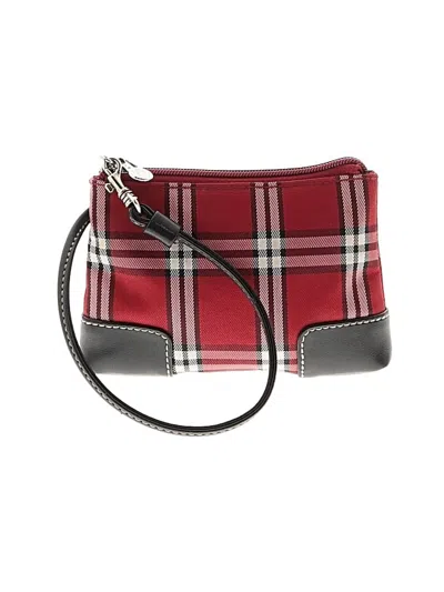 Pre-owned Liz Claiborne Wristlet In Red