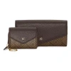 Liz Claiborne Zip Around 2-pc. Womens Envelope Wallet In Brown