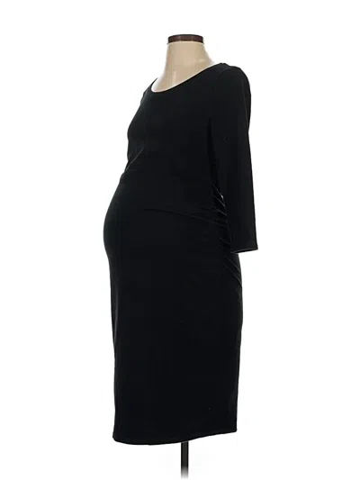 Pre-owned Liz Lange Maternity Casual Dress In Black