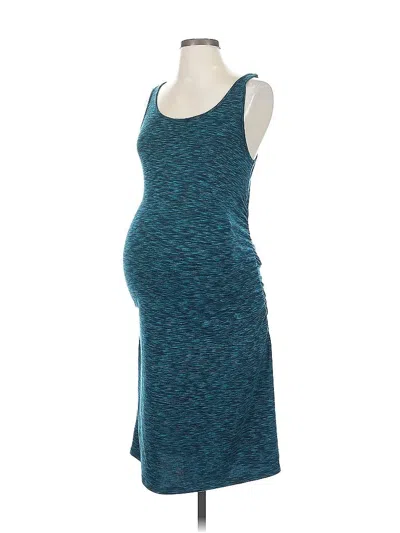 Pre-owned Liz Lange Maternity For Target Casual Dress In Blue