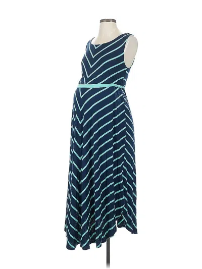 Pre-owned Liz Lange Maternity For Target Casual Dress In Blue