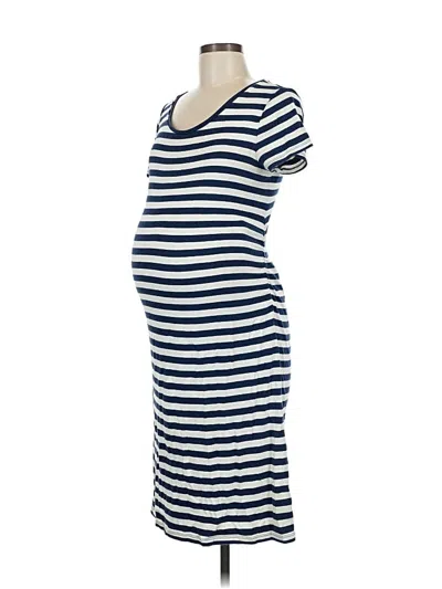 Pre-owned Liz Lange Maternity For Target Casual Dress In Blue