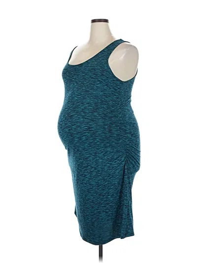 Pre-owned Liz Lange Maternity For Target Casual Dress In Blue