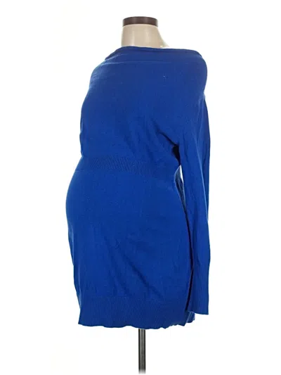 Pre-owned Liz Lange Maternity For Target Casual Dress In Blue