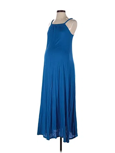 Pre-owned Liz Lange Maternity For Target Casual Dress In Blue