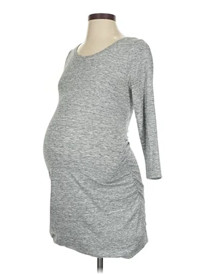 Pre-owned Liz Lange Maternity For Target Casual Dress In Gray