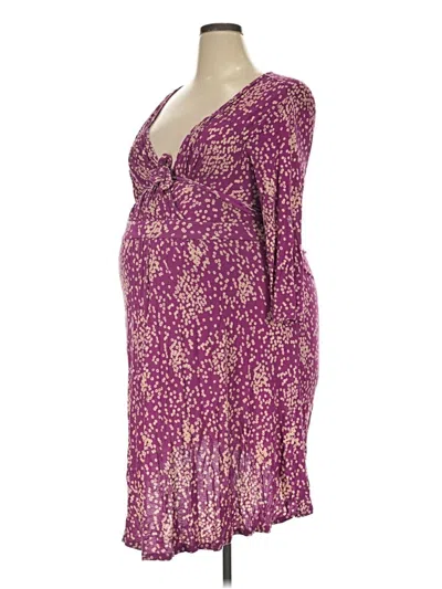 Pre-owned Liz Lange Maternity For Target Cocktail Dress In Purple